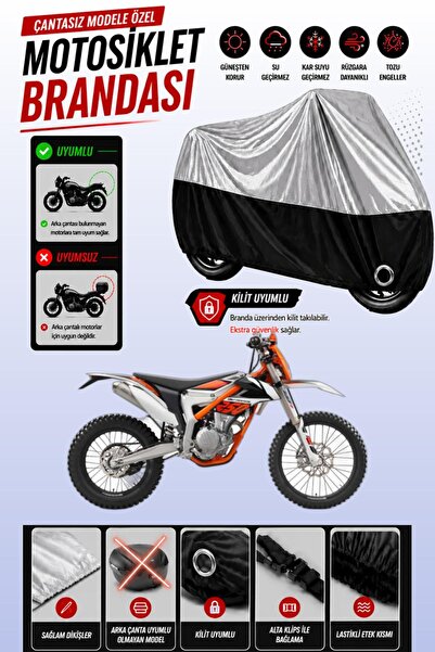 Cemku Twin غطاء محرك KTM 250 F Freeride متوافق مع اللون الرمادي العلوي والأسو...