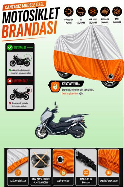 Cemku Twin Top Gray - Bottom Orange Falcon Cmax 155 Compatible Engine Cover, ...