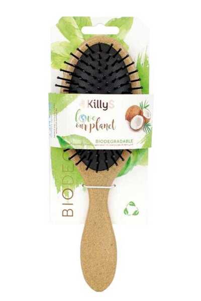 Killys Biodegradabe Hairbrush Made Of Coconut Shred - Oval