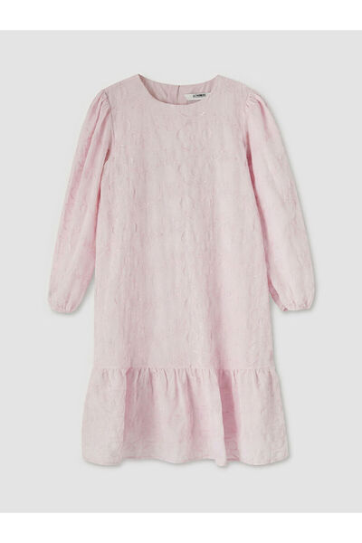 LC Waikiki Flower Embroidered Girl's Dress