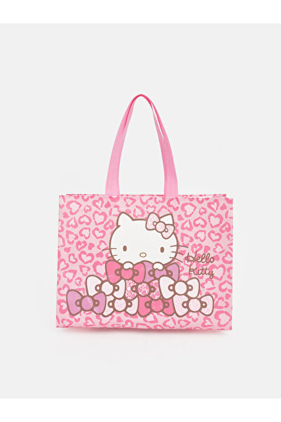 LC Waikiki Γυναικεία τσάντα αγορών με στάμπα Hello Kitty
