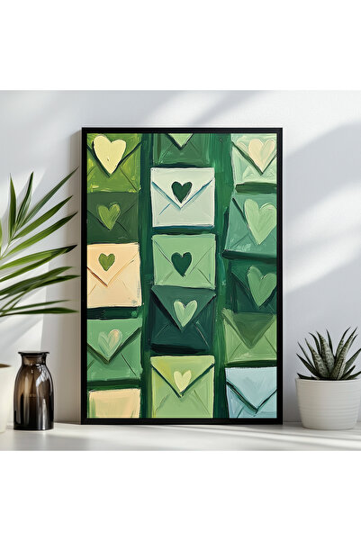 LudenHome Mutfak Tasarımlı Çerçeve Görünümlü Mdf Tablo 20 x 30 CM