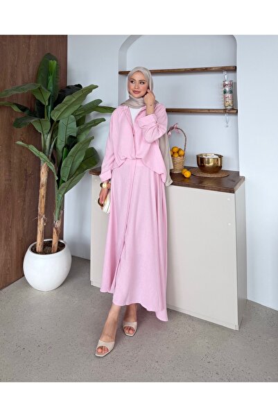 Cotton Linen Set with Skirt