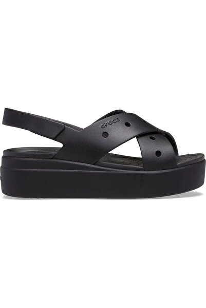 Crocs Brooklyn 4U Cross-Strap Women’s Sandals, Black (212254-001)