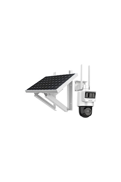Hikvision PT IP камера, 4MP, 4G, 2.8мм, IR 30м, Аудио, PIR+Радар, Соларен пан...