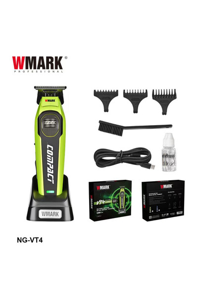 Wmark NG-VT4 Yeşil Profesyonel Detail Trimmer | 7200 RPM, 440C Bıçak, 210 dk ...
