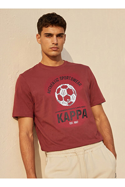 Kappa تي شيرت رجالي بطبعة شعار