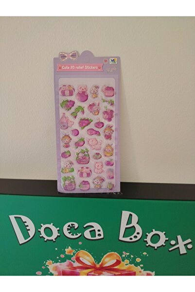 Doca Box Mor 3D Sticker
