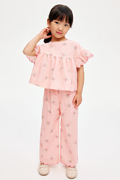 H&M 2 Parçalı Pamuklu ve Desenli Set