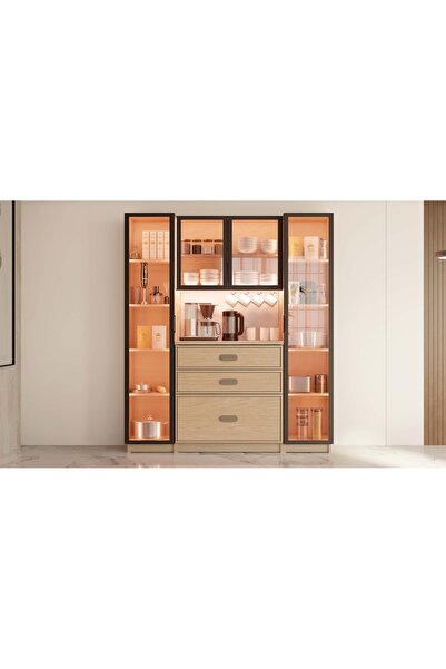 miracool Karanfil Kahve Köşesi / Komple MDF / Led Işıklı / Mega