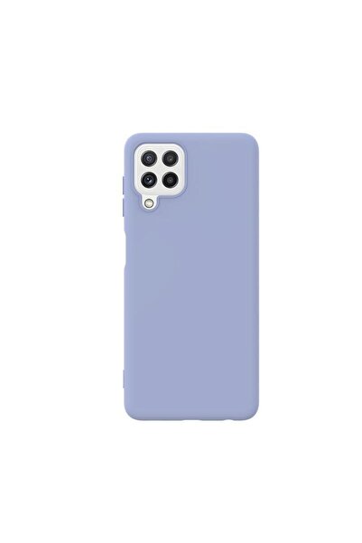lemontti Θήκη Samsung Galaxy A22 4G Σιλικόνης Μαλακή Λεπτή Γκρι Λεβάντας
