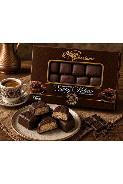 AFYON ŞEKERLEME Çikolatalı Saray Helvası 350 Gr