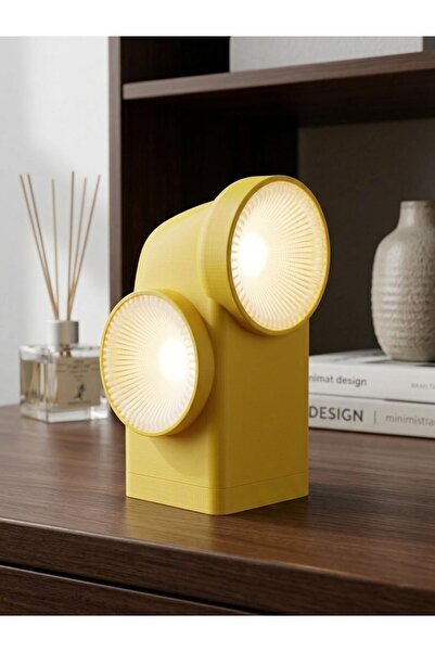 MoodDesign DUO RETRO DECORATIVE LAMP - 2 Yönlü Dekoratif Retro Masa, Salon ve...
