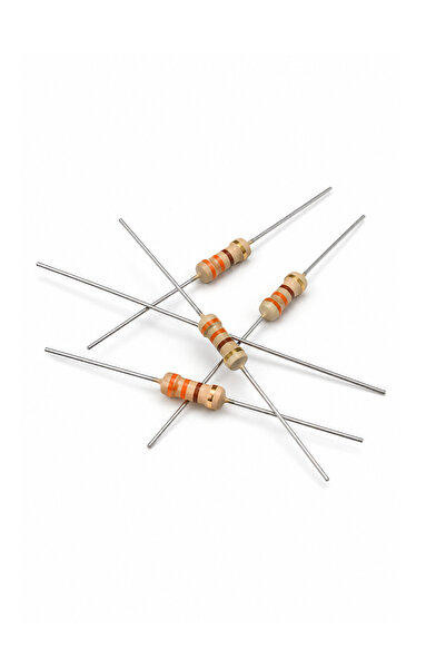 Rodevino 50 Adet 330R 1/4W Direnç 330 Ohm LED gerilim düşürücü elektronik