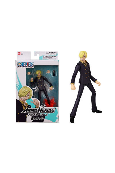 BANDAI Anime Heroes 16 cm Sanji Poz Verilebilir Figür - Anime Heroes One Piec...