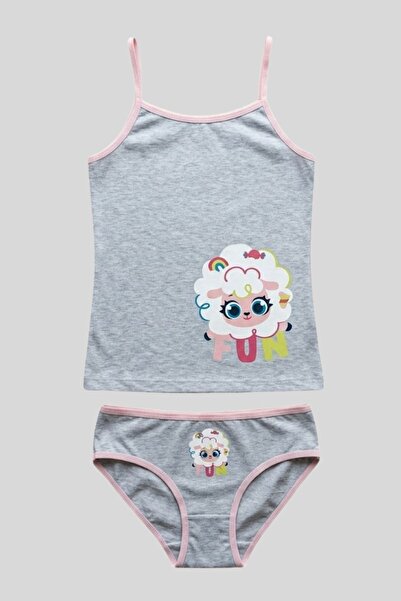 ww waka waka kids store طقم ملابس داخلية للفتيات من القطن يتكون من قميص داخلي...