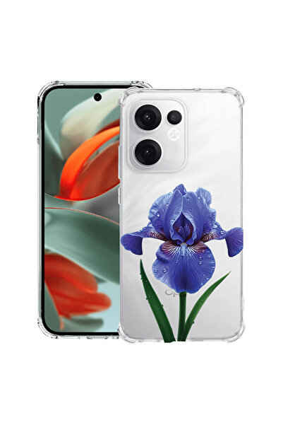 bestcase Husă Antișoc pentru OPPO Reno13 F / FS, Floral - Iris, 1988247 AS 2058