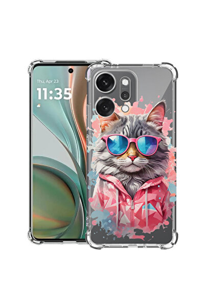bestcase Husă Antișoc pentru OPPO Reno14, Shopping Queen Cat, 2052057 AS 2013