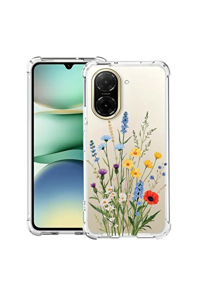 bestcase Αντικραδασμική Θήκη για Xiaomi Redmi A5 (171mm), Χαριτωμένο Ανθοδέσμ...