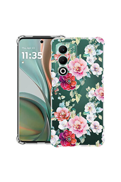 bestcase Husă Antișoc pentru Xiaomi Redmi 15 5G (169mm), Model Floral - Camel...
