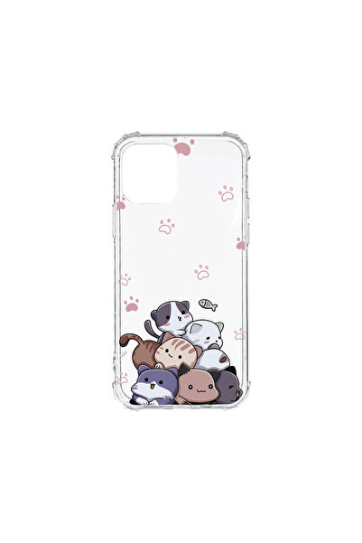 bestcase Husă Antișoc pentru Apple iPhone 12 / iPhone 12 Pro, Pisicuțe, 75440...