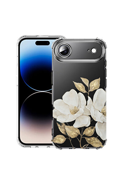 bestcase Husă Antișoc pentru Apple iPhone 17 Air, Florală - Camelie Aurie, 20...