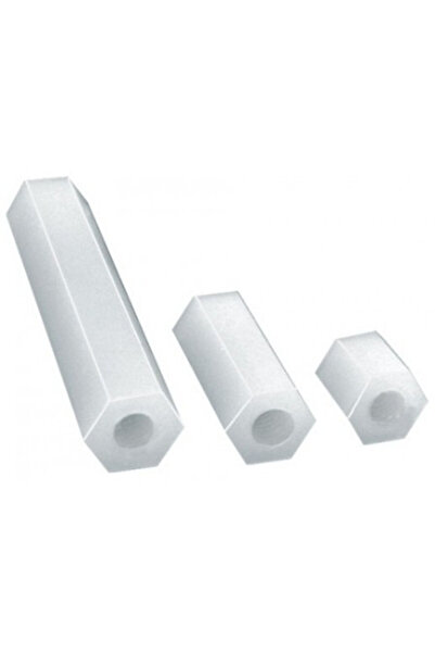 OEM Distanțier din plastic cu filet interior M3 x 30 mm (10 bucăți)