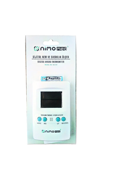 Nimomed Nimo SH101 Dijital Nem ve Sıcaklık Ölçer Termometre 1 Adet