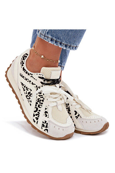 Big Star Shoes Adidași de damă din piele întoarsă Big Star TT274548 Alb 40