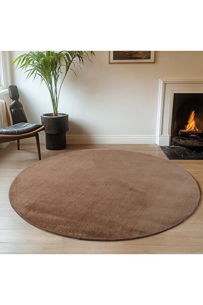 VivaDeco Covor Joy Mocca, Rotund, D200 cm