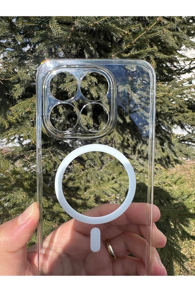 Deppo Trend Xiaomi Mi 15T Uyumlu Magsafe Kılıf İnce Sert Sararmaz Kamera Koru...