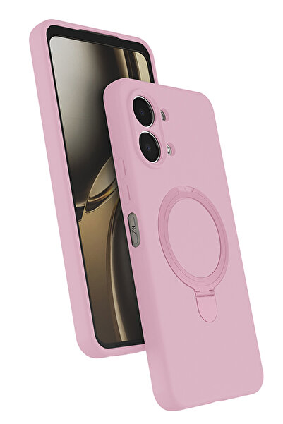 Nezih Case Oppo A6 Pro 4G Uyumlu İçi Kadife Stand Olabilen Halka Yüzüklü Şık ...