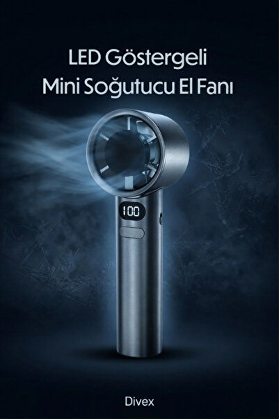 Divex Turbo El Fanı 120 Kademe Ayarlanabilir Mini Vantilatör
