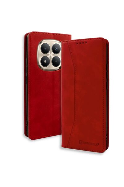 Bodycell Θήκη-Πορτοφόλι για Xiaomi Redmi Note 15 Pro 5G - Κόκκινο