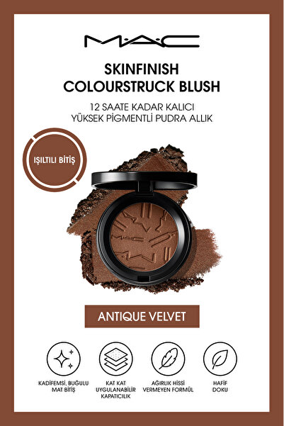 M.A.C Skinfinish Colourstruck Blush 12 Saate Kadar Kalıcı, Yüksek Pigmentli P...