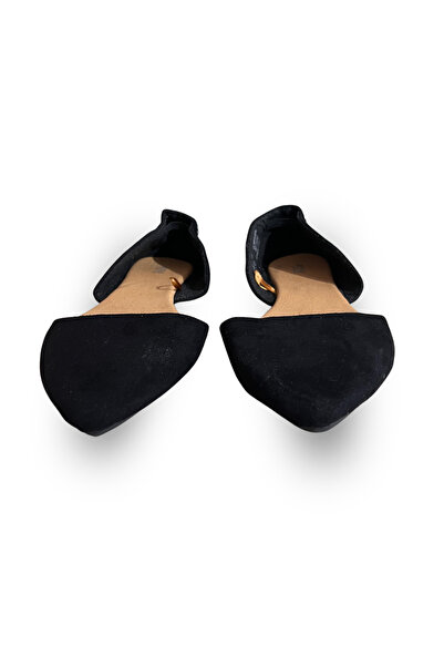 Ardene Balerini Damă Negru – Clasici Decupați, Talpă Spumă Confort, Stil Casual