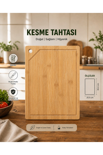 Bamboo Cutting Board Wooden Chopping Board Large Size Kitchen Cutting Board