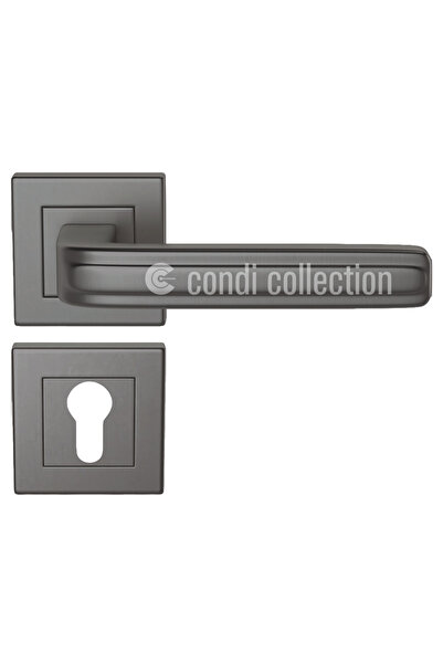 Condi Collection مقبض باب من الفولاذ المقاوم للصدأ 1051K PVD Fume Yale