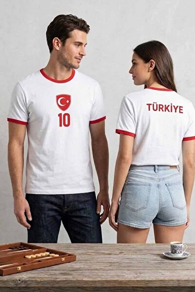 rekorsport Unisex Milli Takım Tişört /Forma Ay Yıldız 10 Numara Özel Seri Tiş...