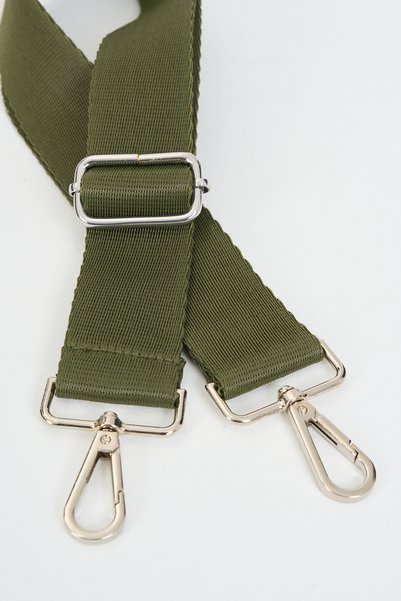 MUTE BAG Dark Green Adjustable Bag Handle Dark Green (Polyester) 110 cm W:4 cm
