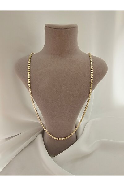 Zivazer Store Kadın xuping marka 60 cm 14k gold renk kolye (ölçüm kolye açık ...