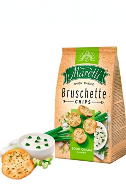 Maretti Bruschette Ekşi Krema ve Soğanlı Kızartılmış Ekmek 140 Gr