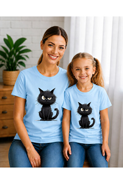 VODEXA Tricou supradimensionat pentru mamă și copil, combinație de tricouri, ...