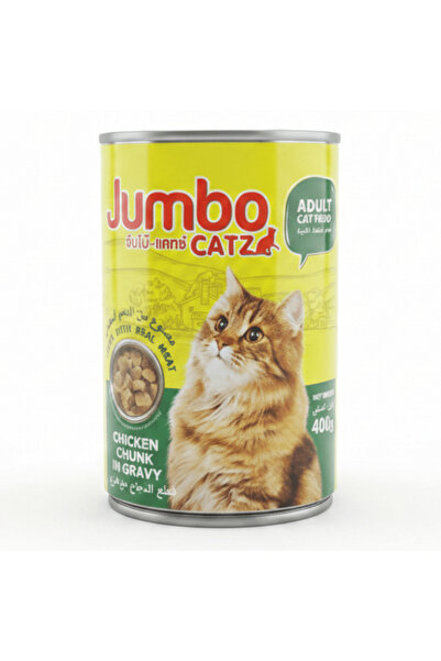 AKDC Jumbo Catz Adult Cat Food – Chicken Chunks in Gravy | 400 g