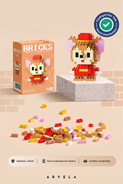 Bricks make a wise life Timothy Karakteri - Eğitici Oyuncak Yapboz - Orijinal