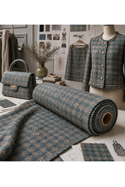 ŞALSERA Şanel Tuvit Dokuma Kumaş , % 65 Polyester % 35 Pamuk ( 150 x 100 cm 2...
