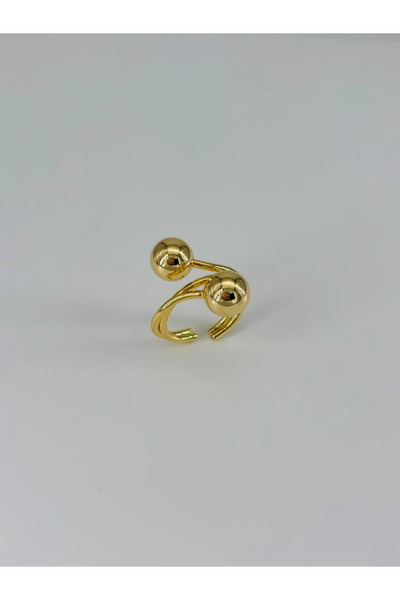 magicool Adjustable Brass Bijouterie Ring - Yz0149-1