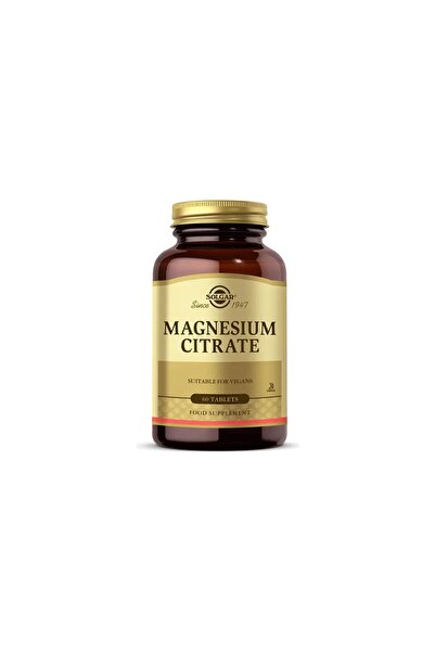 Solgar Magnesium Citrate 200 mg 60 Tablets
