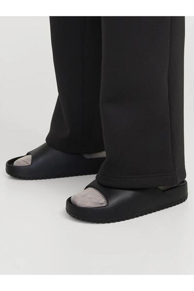 Jack & Jones Jack jones jfwrıpple molded slider men's black slipper 12274637-16