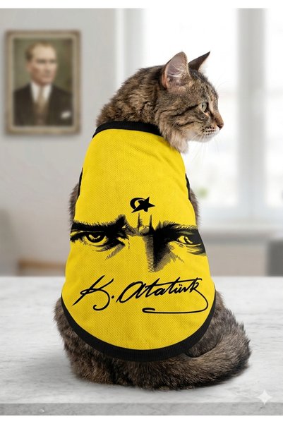 PuluPulu Ataturk Silhouette, Signed Pet Cat and Dog Dress Outfit